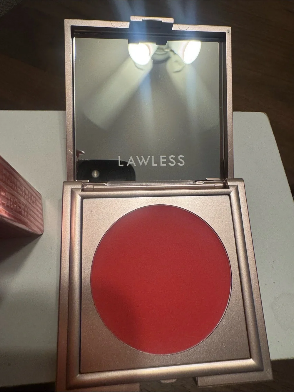 LAWLESS Cherry Pie Cream Blush - Vivid Red